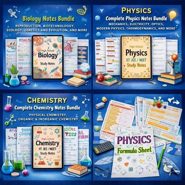 NEET 2026 Ultimate Bundle | Notes, PYQs, MCQs, Short Tricks & Smart Revision